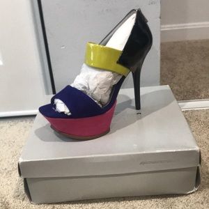 Jessica Simpson DP Purple/Kidsuede Heels